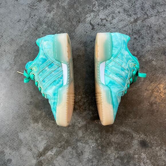 Adidas Rivalry Low x Ren Zhe Cloud Teal Aqua Suede Sneaker Men\'s Size 7 GV9857 main image 8